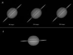 Saturne  (13/03/209) en IR et en R