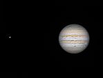 Jupiter le 29 Juin (colorisé)