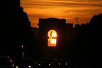 Coucher sous l'arc de triomphe