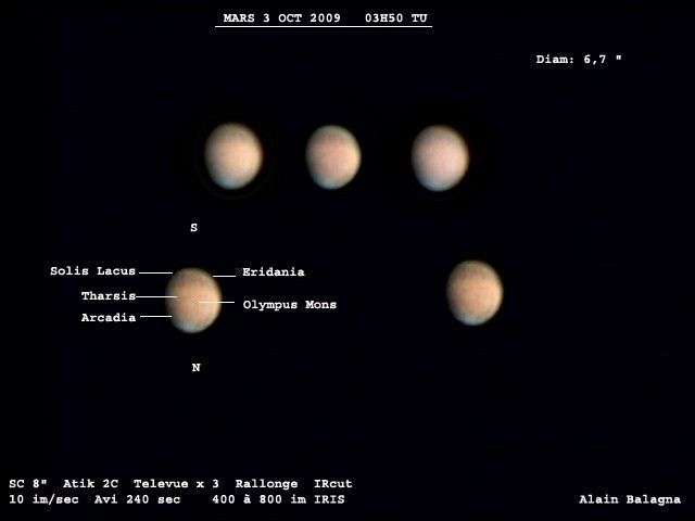 mars 3 oct 2009