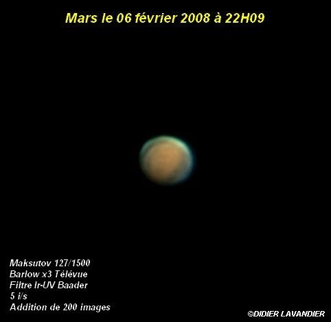 Mars à 123 Mkm