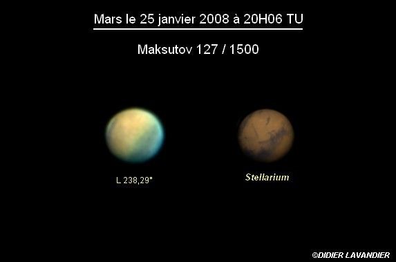 Mars à 109 Mkm